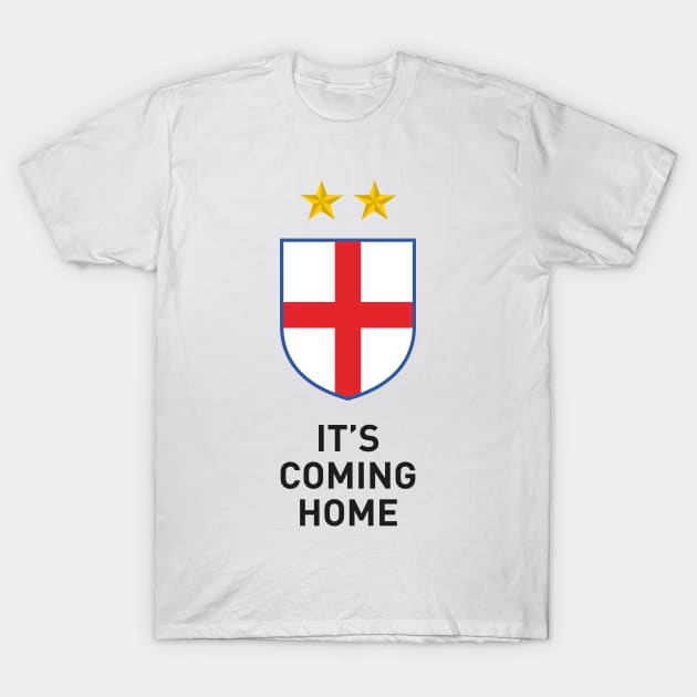 England Football World Cup - It's Coming Home T-Shirt by StarIconsFooty